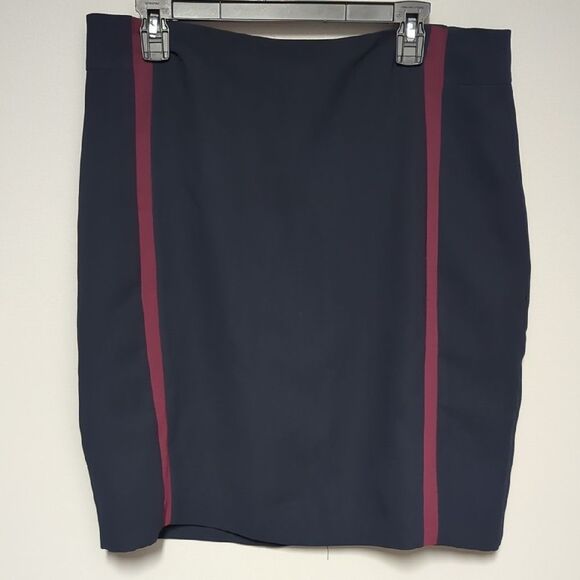 Banana Republic Blue Mini Pencil Skirt Work - Picture 1 of 6